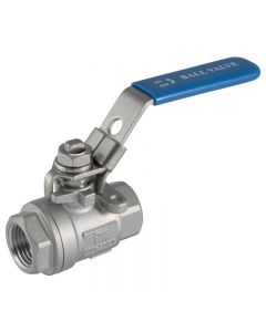 Stainless Steel Ball Valve - 2 Piece - 1/2" - NPTF